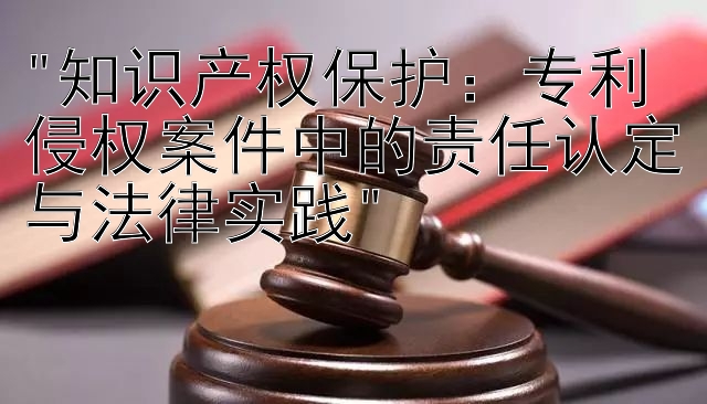 知识产权保护：专利侵权案件中的责任认定与法律实践