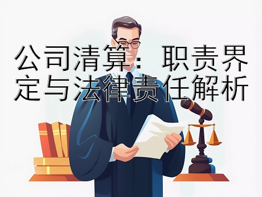 公司清算：职责界定与法律责任解析