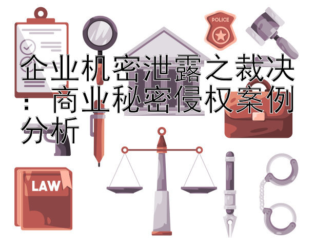 企业机密泄露之裁决：商业秘密侵权案例分析