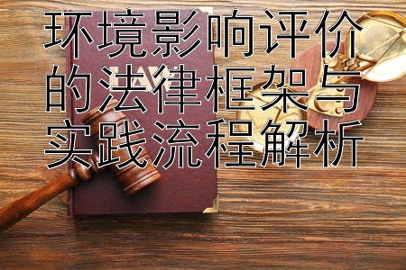 环境影响评价的法律框架与实践流程解析