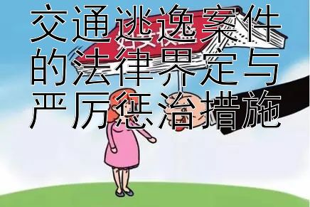 交通逃逸案件的法律界定与严厉惩治措施