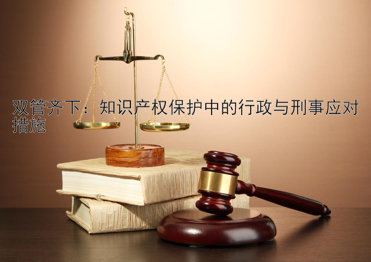 双管齐下：知识产权保护中的行政与刑事应对措施