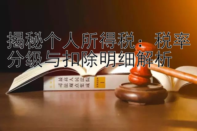 揭秘个人所得税：税率分级与扣除明细解析