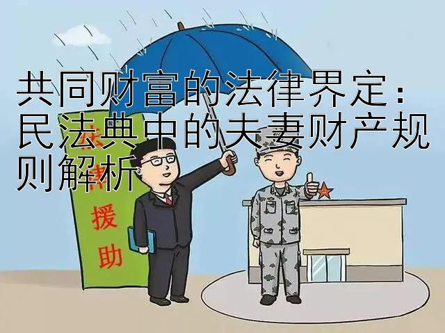 共同财富的法律界定：民法典中的夫妻财产规则解析