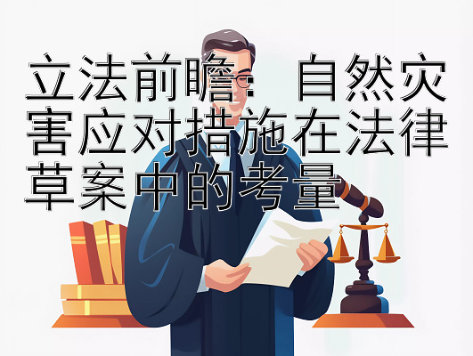 立法前瞻：自然灾害应对措施在法律草案中的考量