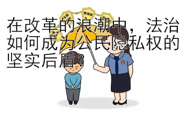 在改革的浪潮中，法治如何成为公民隐私权的坚实后盾？