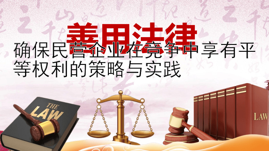 确保民营企业在竞争中享有平等权利的策略与实践