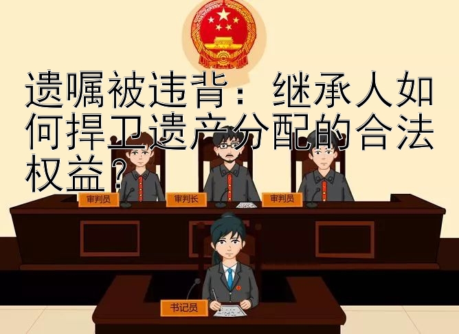 遗嘱被违背：继承人如何捍卫遗产分配的合法权益？