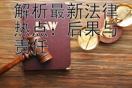 解析最新法律热点：后果与责任