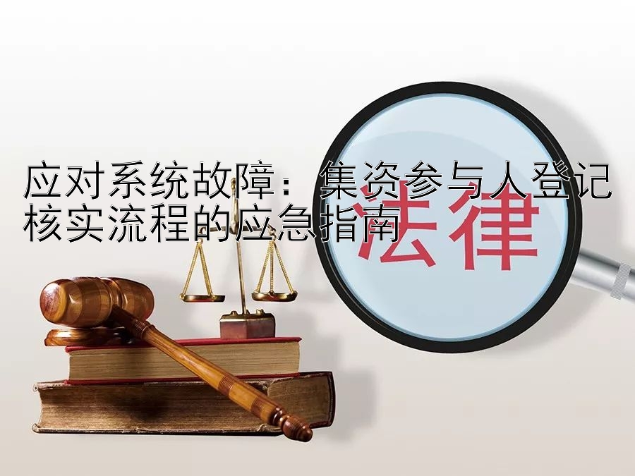 应对系统故障：集资参与人登记核实流程的应急指南